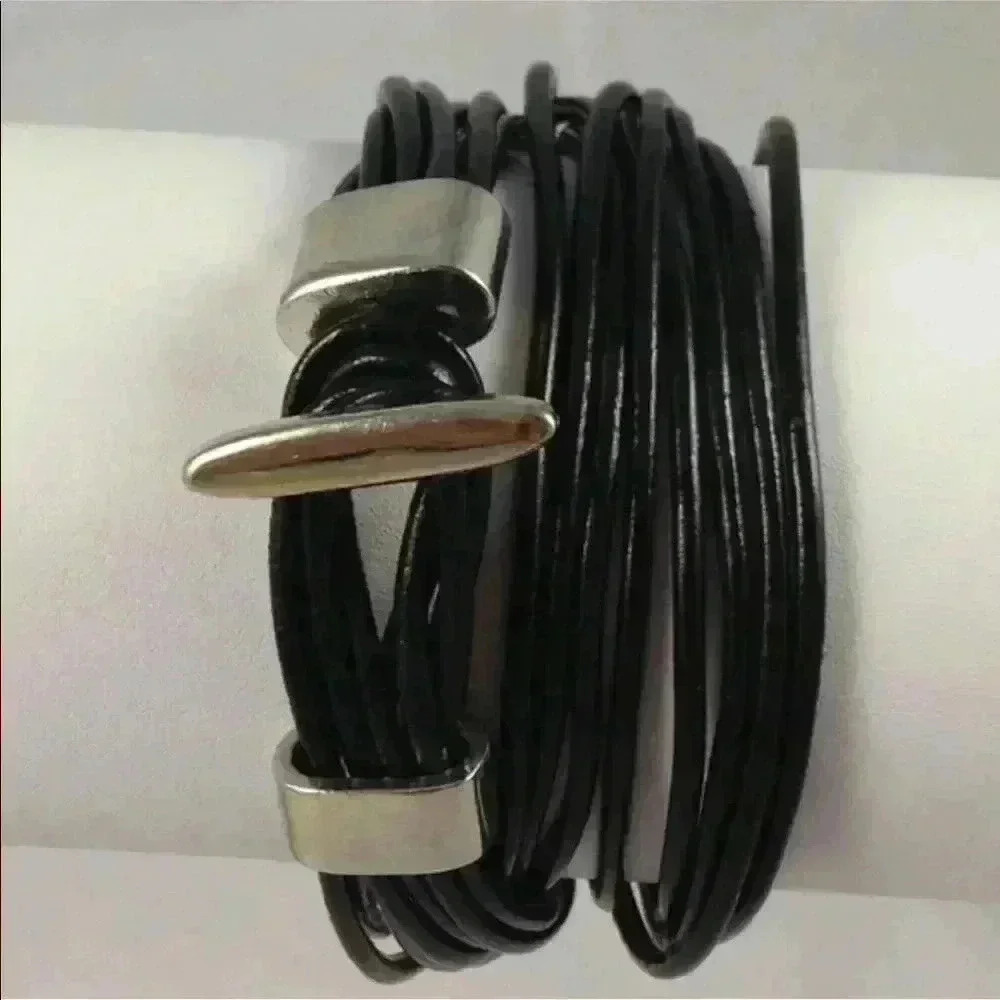 **Restock**Popular Multi-string Leather Bracelet